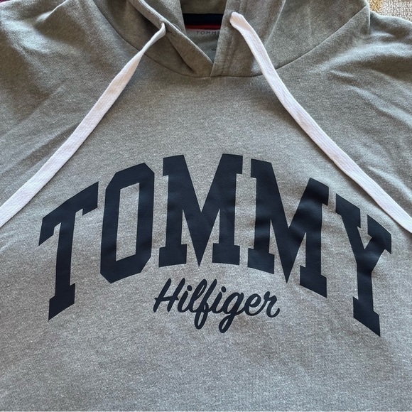 TOMMY Hilfiger Tommy Pullover Grey Hoodie In XL - Picture 5 of 11
